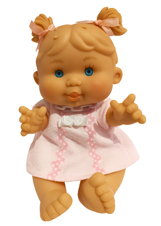 Papusa Parfumata cu Rochita Roz - 26 cm - 0444 - Nines