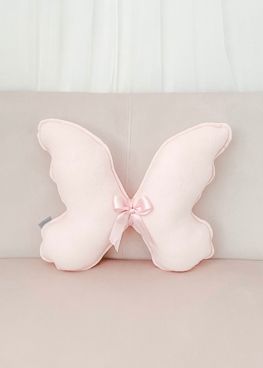 Baby Girl Decorative Pillow Pink Butterfly 45x37 cm Dada&amp;Rocco