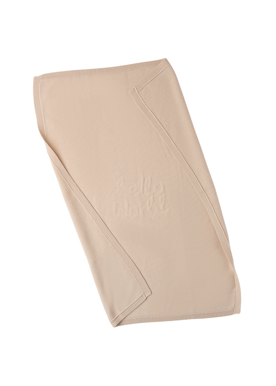 Knitted Plaid Beige 4.F951/00 iDO