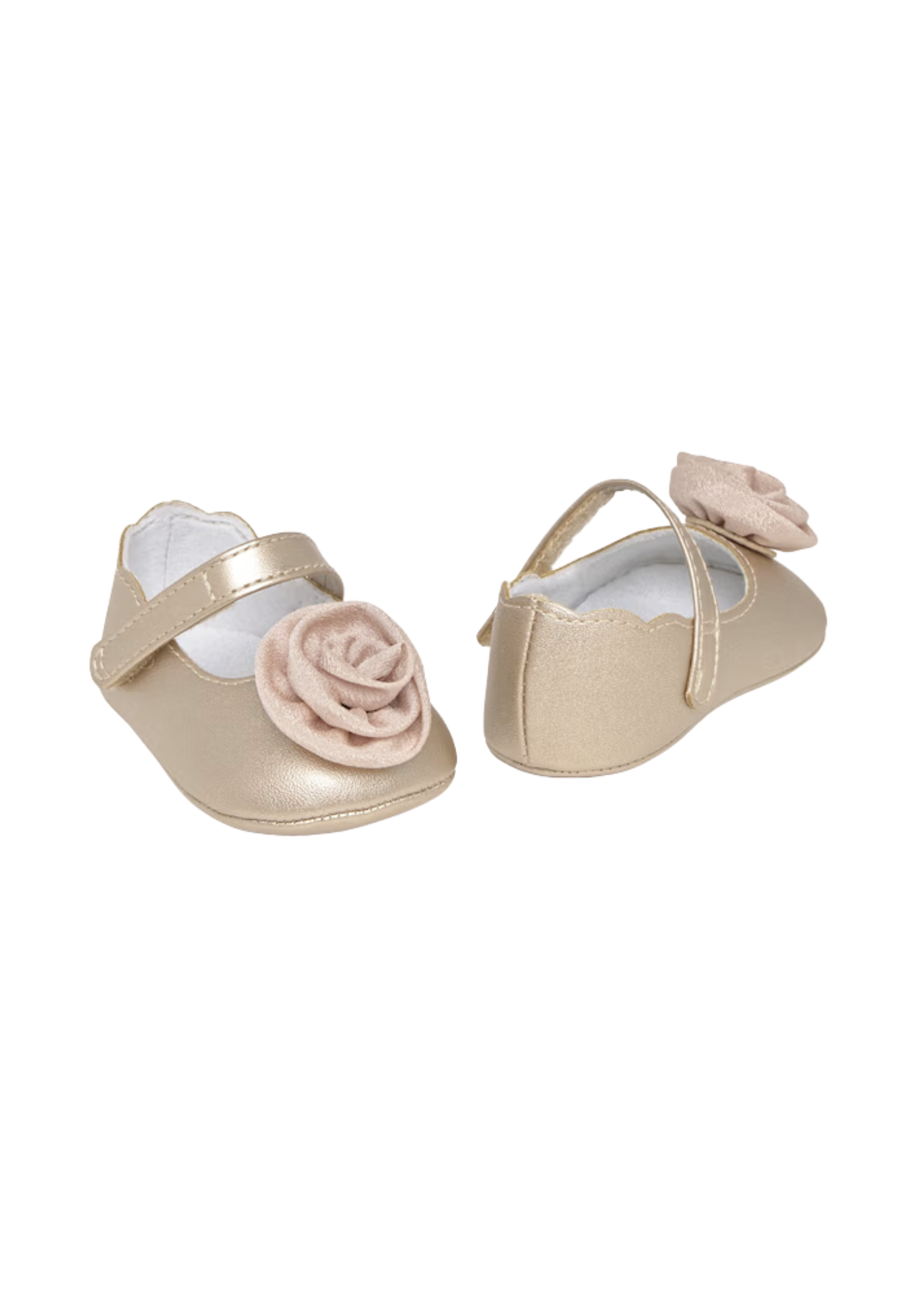 Balerini Aurii cu Floare Organza 9960 Mayoral