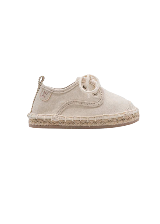 Espadrile Crem cu Siret 41781 Mayoral