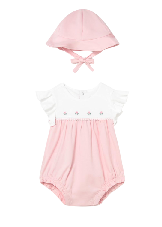 Set Body Roz si Palarie 1602 Mayoral
