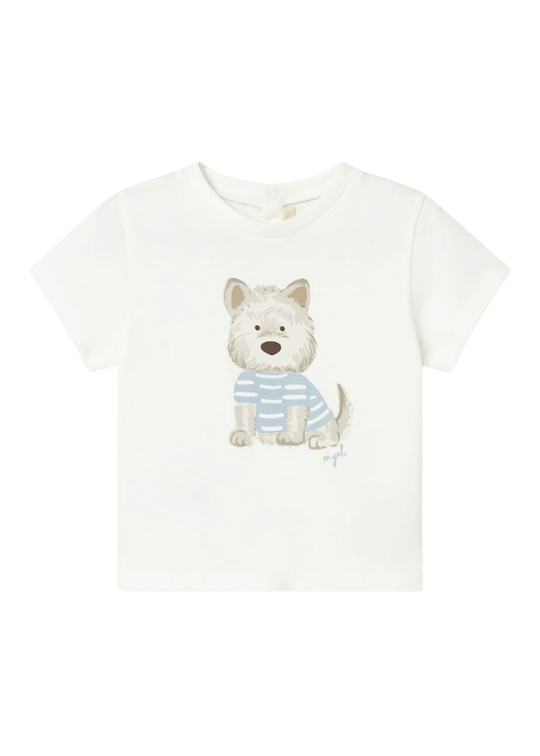 Tricou Crem cu Catel 1001 Mayoral