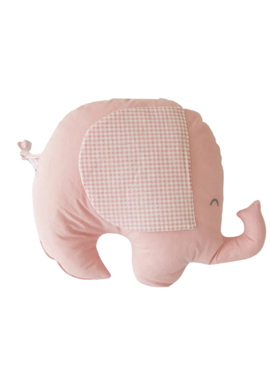 Perna Elefant Roz din Bumbac Organic S8971 33 x 27 cm Kitikate