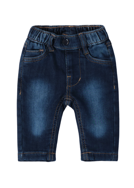 Pantaloni Denim Lungi Albastru Inchis 3A624.00 Minibanda