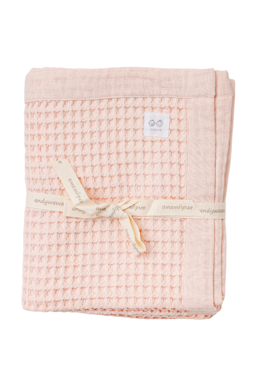 Pink Muslin Throw Embossed Model AC25887 Andywawa