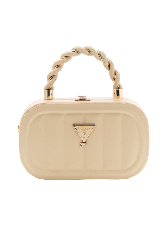 Geanta Bej cu Maner si Lant J6RZ17 WK570 G1CX Guess