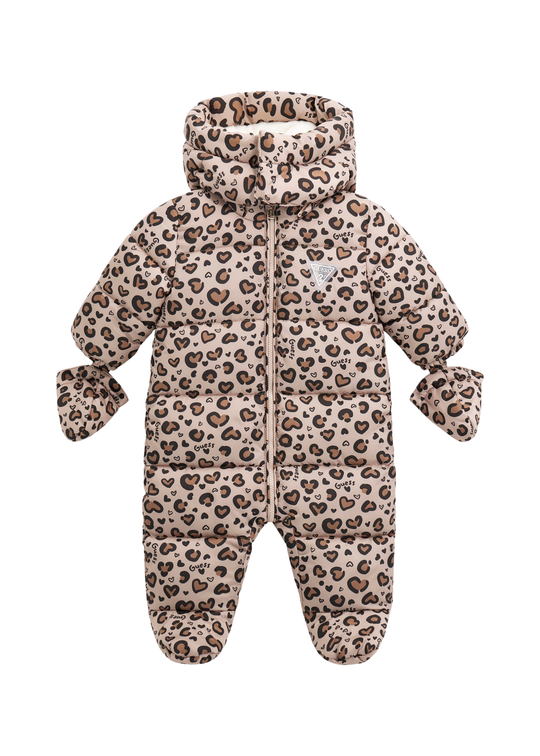 Combinezon Matlasat din Fas Imprimeu Leopard H5BW00 WCFM0 P135 Guess