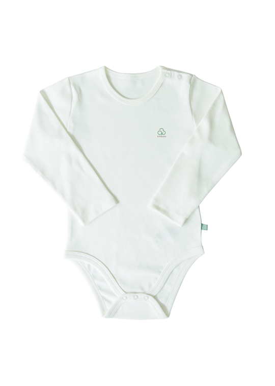 Body Maneca Lunga Crem Bumbac Organic S41565 Kitikate