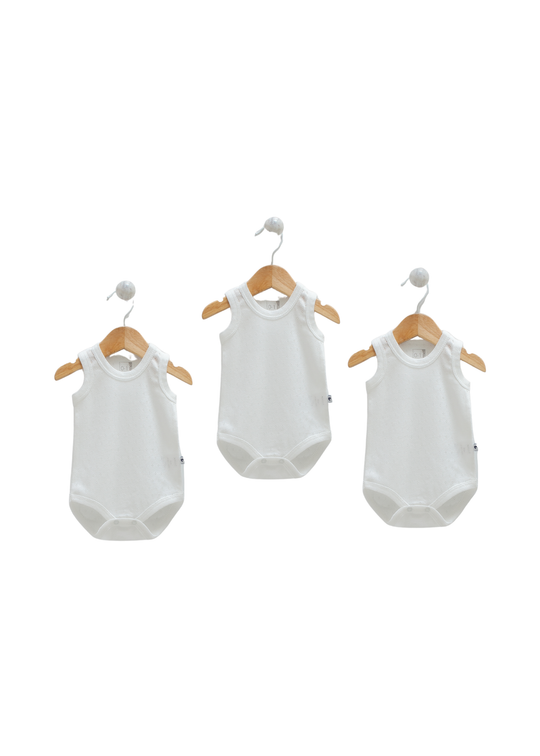 Set 3 Body Crem Maieu din Bumbac Perforat BE1501 Mell Sweet Baby