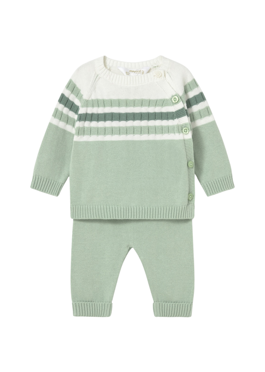 Set 2 Piese Tricotat Verde 1505 Mayoral