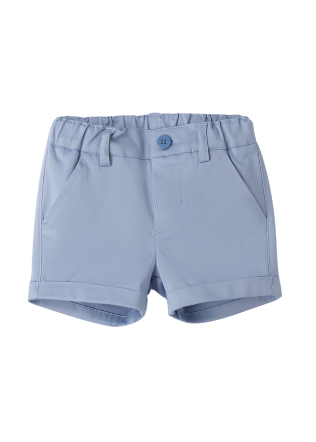 Pantaloni Scurti Bleu din Bumbac Satinat 3.B617/00 Minibanda