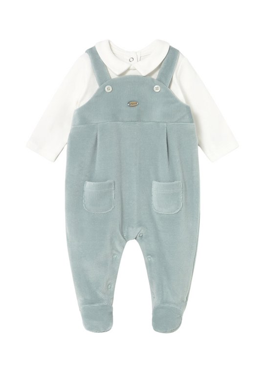 Long Green Velour Jumpsuit 2610 Mayoral