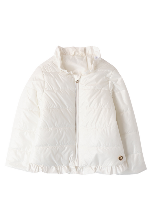 Вітрозахисна куртка кремового кольору для дівчинки 8143 iDO