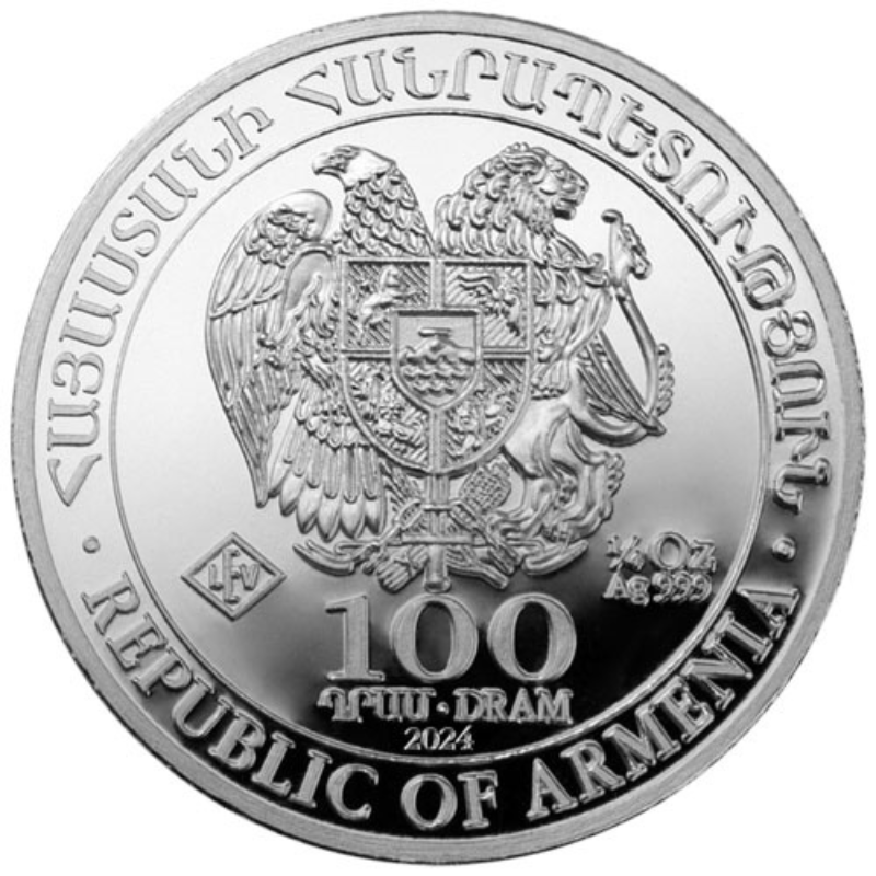 AnneBebe - Moneda Argint Noah Ark Armenia 2024 7.78 g - 1110080