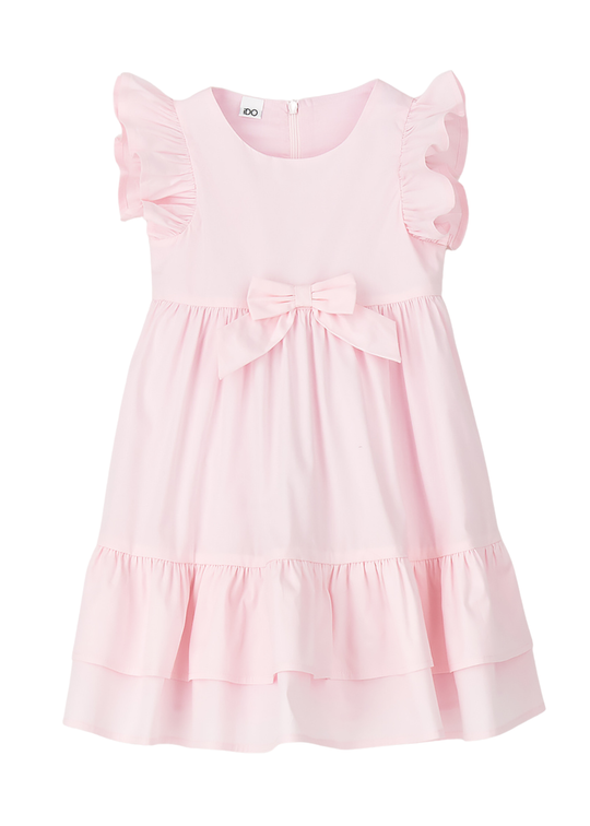 Rochie Roz Fara Maneci cu Funda in Talie 4.G337/00 iDO