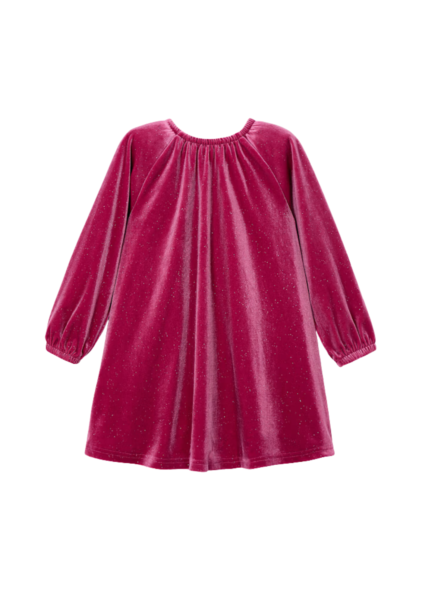 Rochie din Catifea Rosie cu Sclipici Maneca Lunga 4923 Mayoral