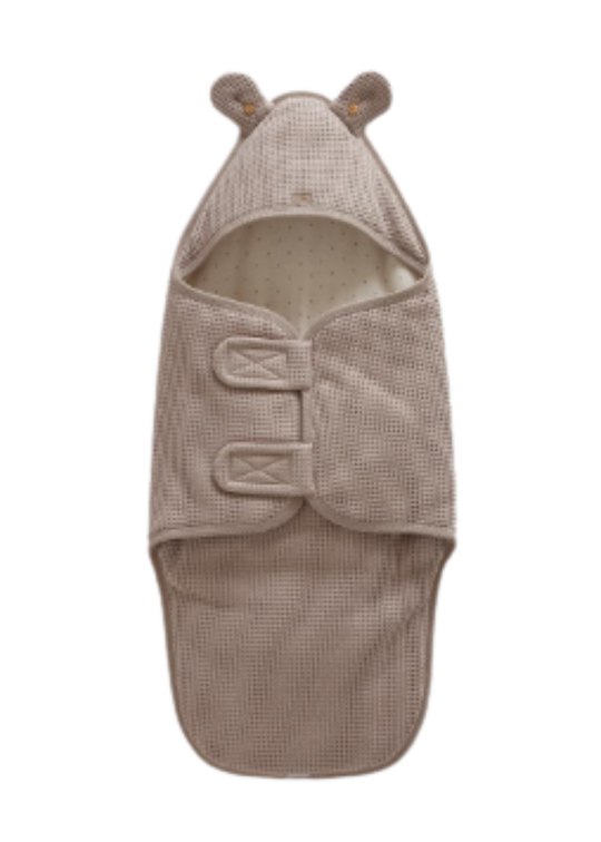 Sistem de Infasare Bej cu Gluga ANU1630 Mell Sweet Baby