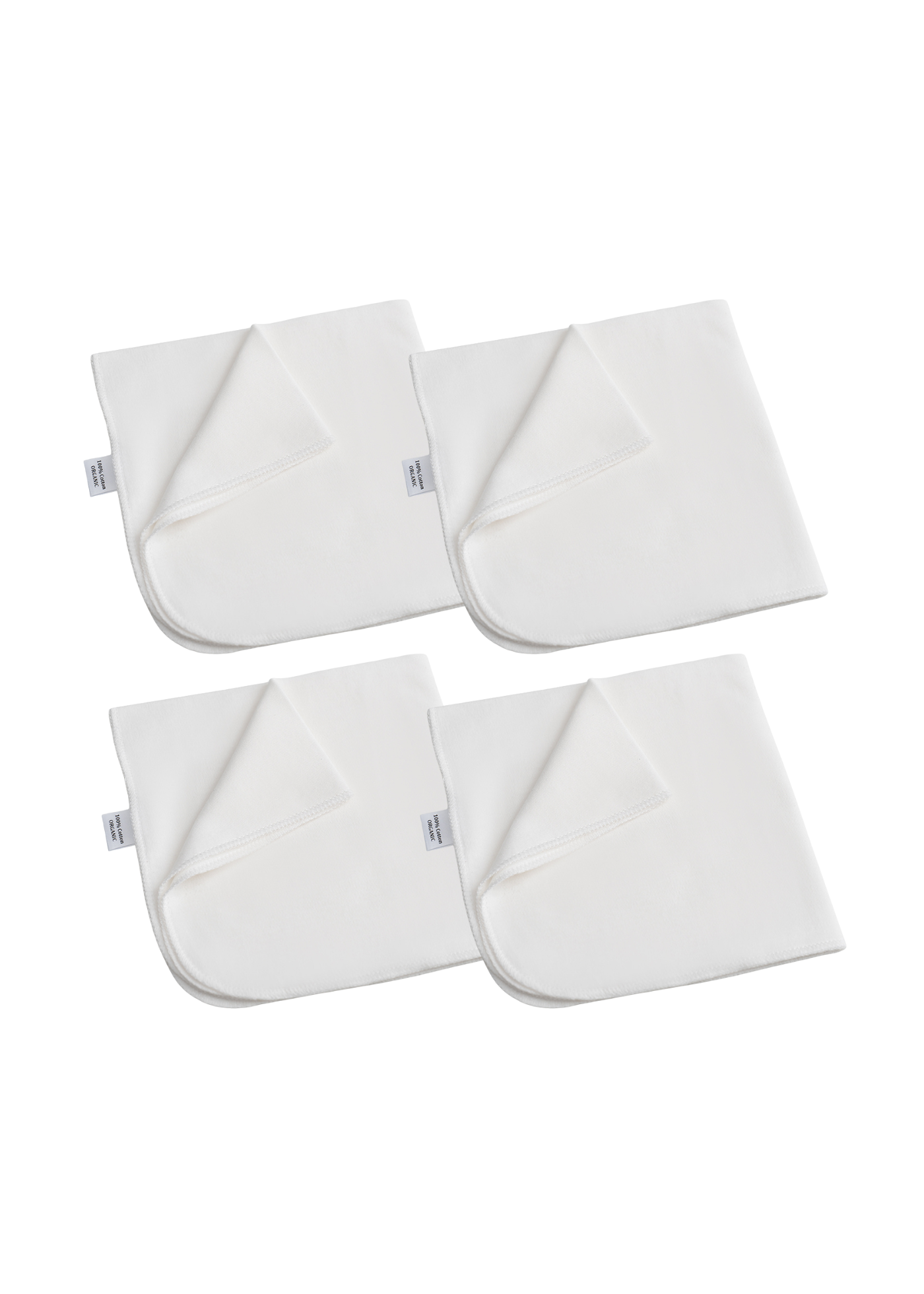 Set 4 Batiste Crem din Bumbac Impregnat cu Lanolina 30x30 cm - MOM-019 Momykeep