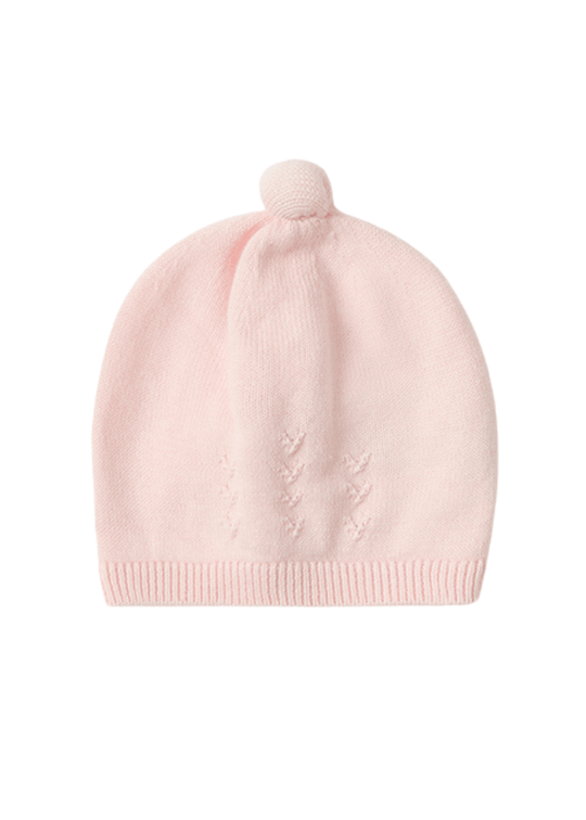 Рожевий в'язаний фес для дівчинки 9717 Mayoral