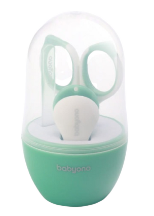 Set Ingrijire Manichiura Bebelusi 3 Piese Verde BabyOno 398/01