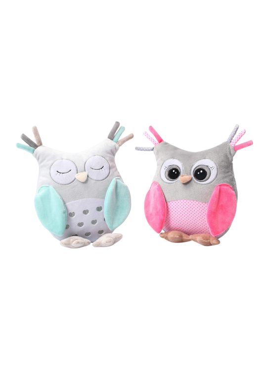 Baby Educational Toy With Sounds Made Of Soft Plush Owl BabyOno 441