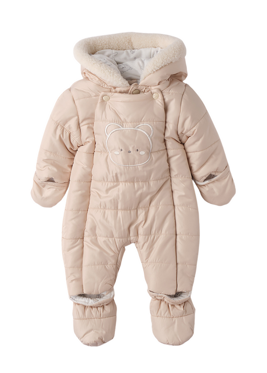 Beige Quilted Fas Jumpsuit 4.F139/00 iDO