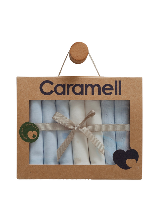 Set 7 Batiste din Bumbac Bleu MND1471 Mell Sweet Bbay