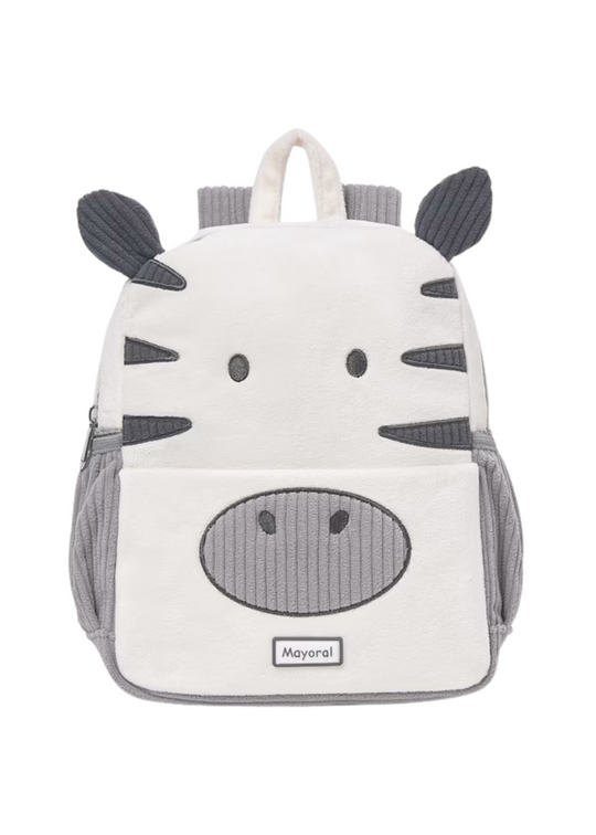 Kindergarten Backpack Cream with Zebra Gray 9972 Mayoral