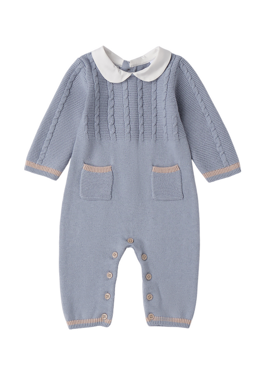 Blue Knitted Jumpsuit 3.F690/00 Minibanda