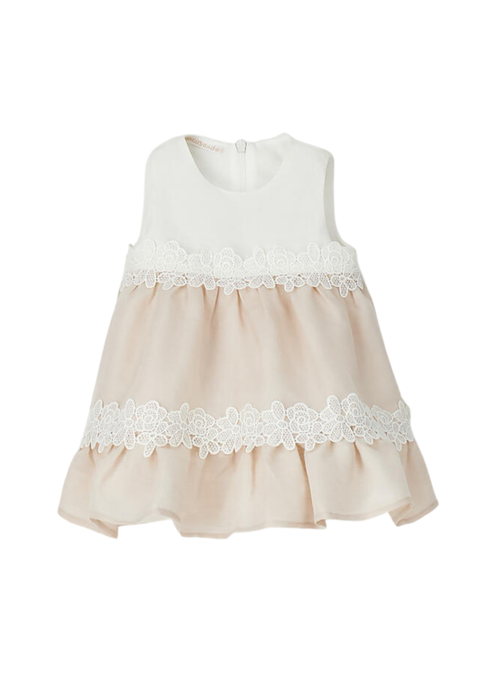 Rochie Bej Fara Maneci 3.G720/00  Minibanda