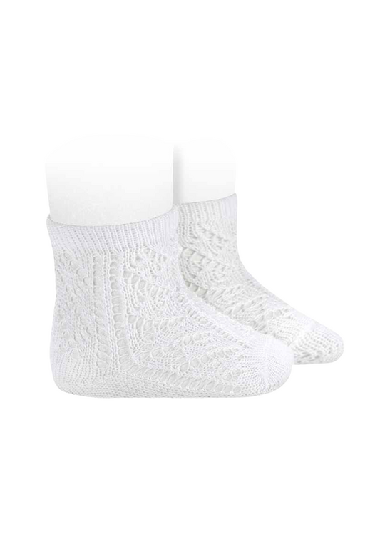 Condor Short Perforated White Socks 3501/4