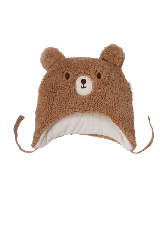 Caciula cu Urechi de Urs din Velsoft Maro Teddy cu Snururi C1249 – Bebetto