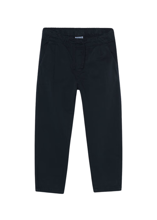 Pantaloni Casual Bleumarin din Bumbac cu Elastan pentru Baieti 4512 – Mayoral