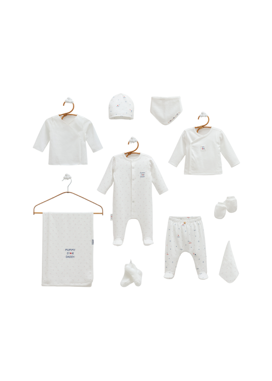 Set 10 Piese Maternitate Crem Mummy & Daddy ZU2326 Mell Sweet Baby