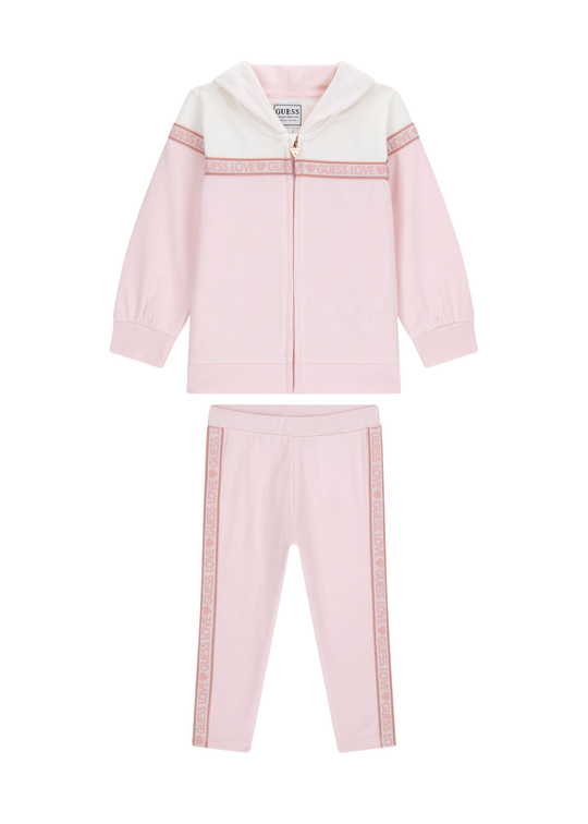 Trening 2 Piese Crem cu Roz K6RG00 KA6R4 F048  Guess