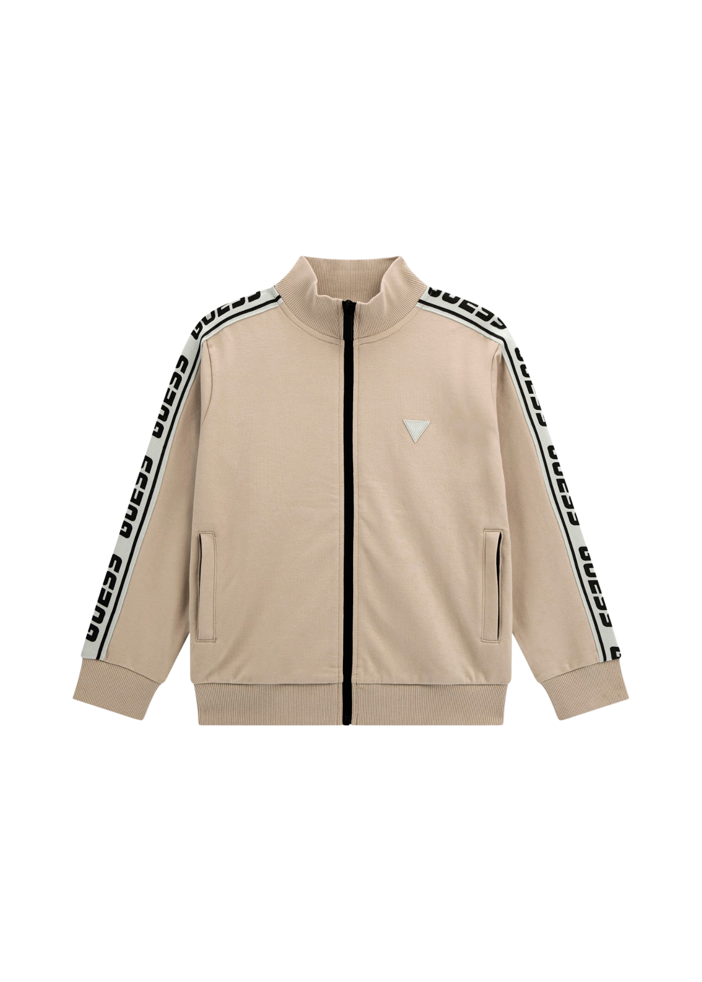 Bluza Sport Bej cu Fermoar L2YQ47 K6ZS1 G9D0 Guess