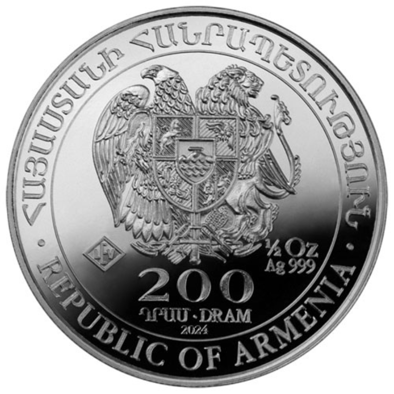 AnneBebe - Moneda Argint Noah Ark Armenia 2024 15.55 g - 235159