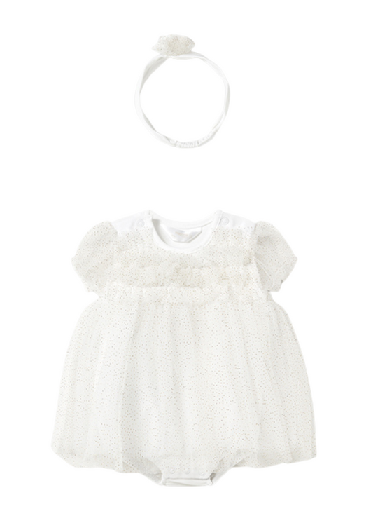 Body Bej cu Tulle si Bentita 1659 Mayoral