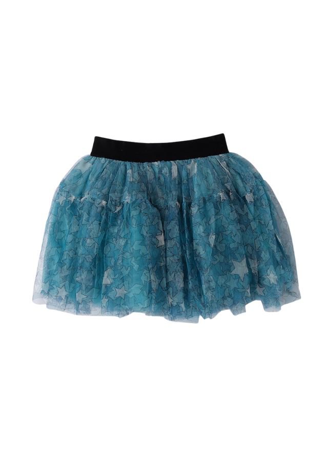 Fusta din Tulle Turquoise 4.A624.00 iDO