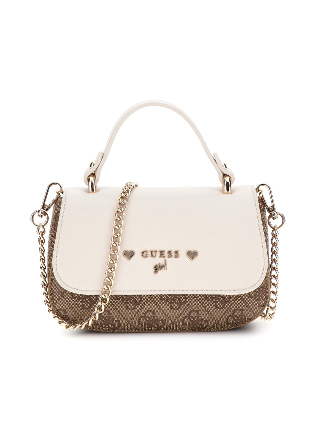 Geanta Bej cu Maro Dreptunghiulara J4YZ42 WFEN0 P13W Guess