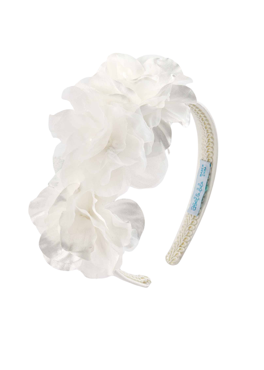 Bentita Mikado Ivory cu Flori 5474 Abel & Lula