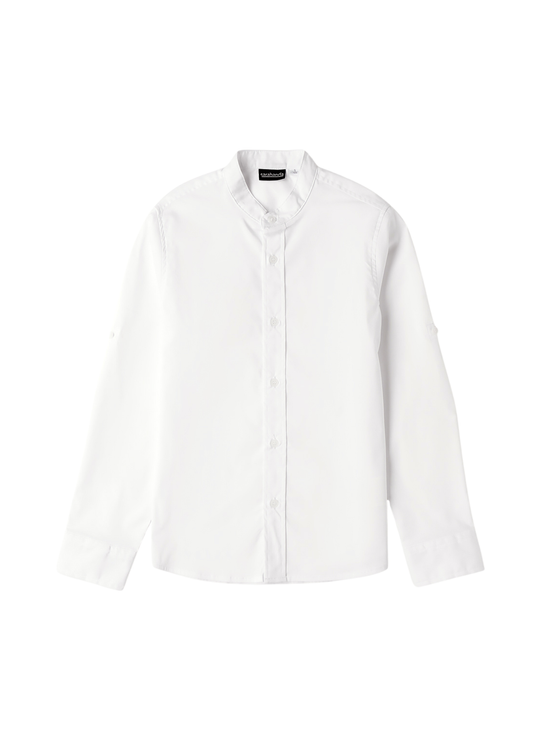 Camasa Alba cu Maneca Lunga si Guler Cazacesc 0.G011/00 Sarabanda