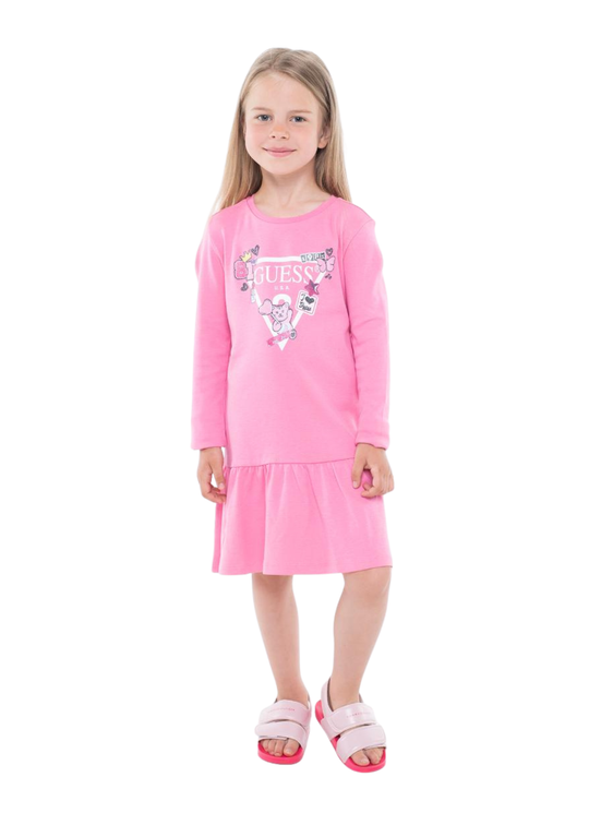 Rochie Frez cu Maneca Lunga K3YK13 KA6W4 G6N3 Guess