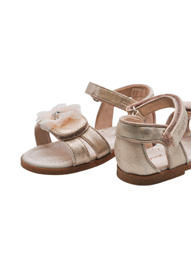 Sandale Roz Auriu cu Barete 41630 Mayoral