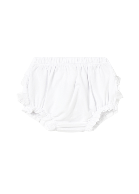 Chilotei Alb Bumbac cu Volane Dantela 9008 Mayoral