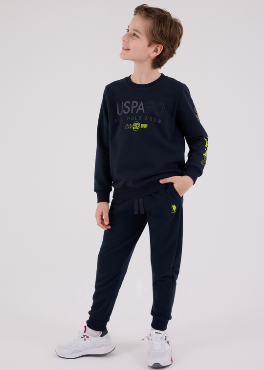 Trening 2 Piese Bleumarin Bluza si Pantaloni Lungi US2218-4 V1 Us Polo Assn