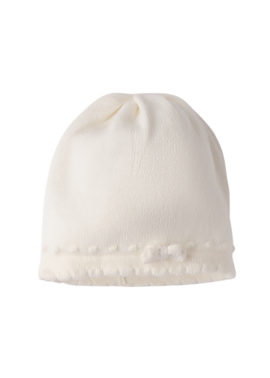 Cream Knitted Hat 3.F352/00 col 0112 Minibanda