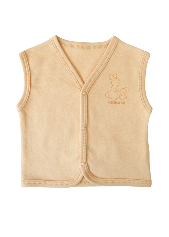 Vesta din Bbc Organic Crem cu Capse S70883 Kitikate