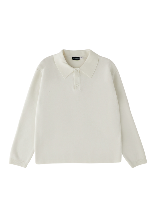 Bluza Tricotata Crem cu Maneca Lunga pentru Baieti – Sarabanda